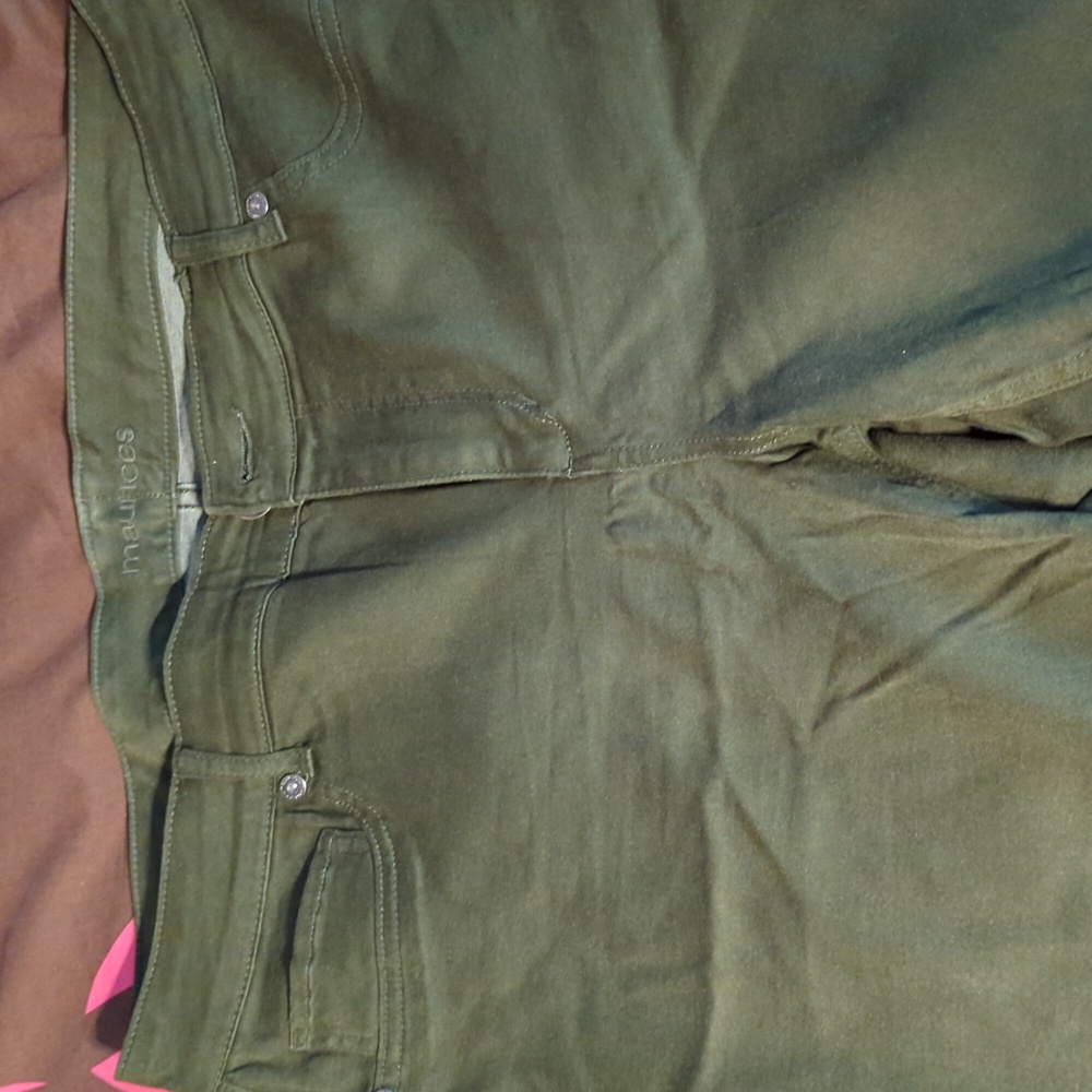 Olive green pants